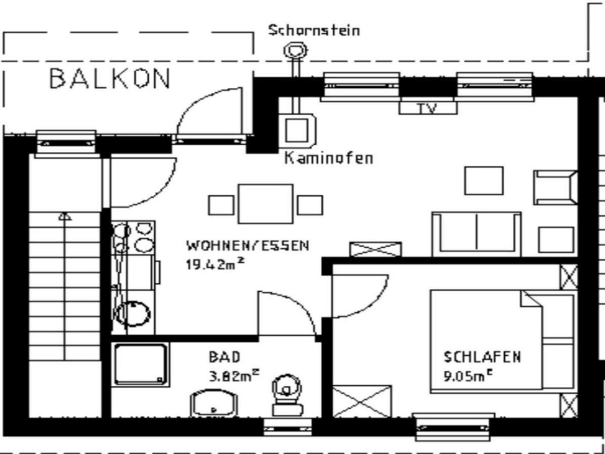 Pontus Ferienwohnung Fewo2 Zislow Exterior photo